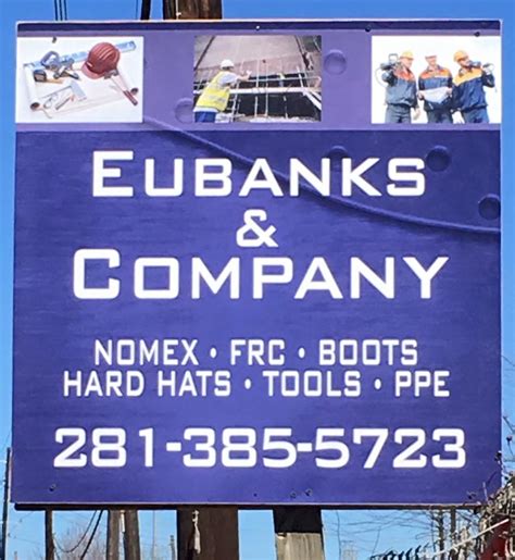 Contact information for aktienfakten.de - Eubanks And Company located in Dayton, TX 77535 operates in SIC Code 5136 and NAICS Code 424320